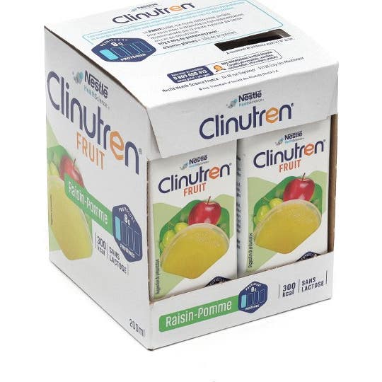 Clinutren Fruit Raisin Pomme 4x200ml