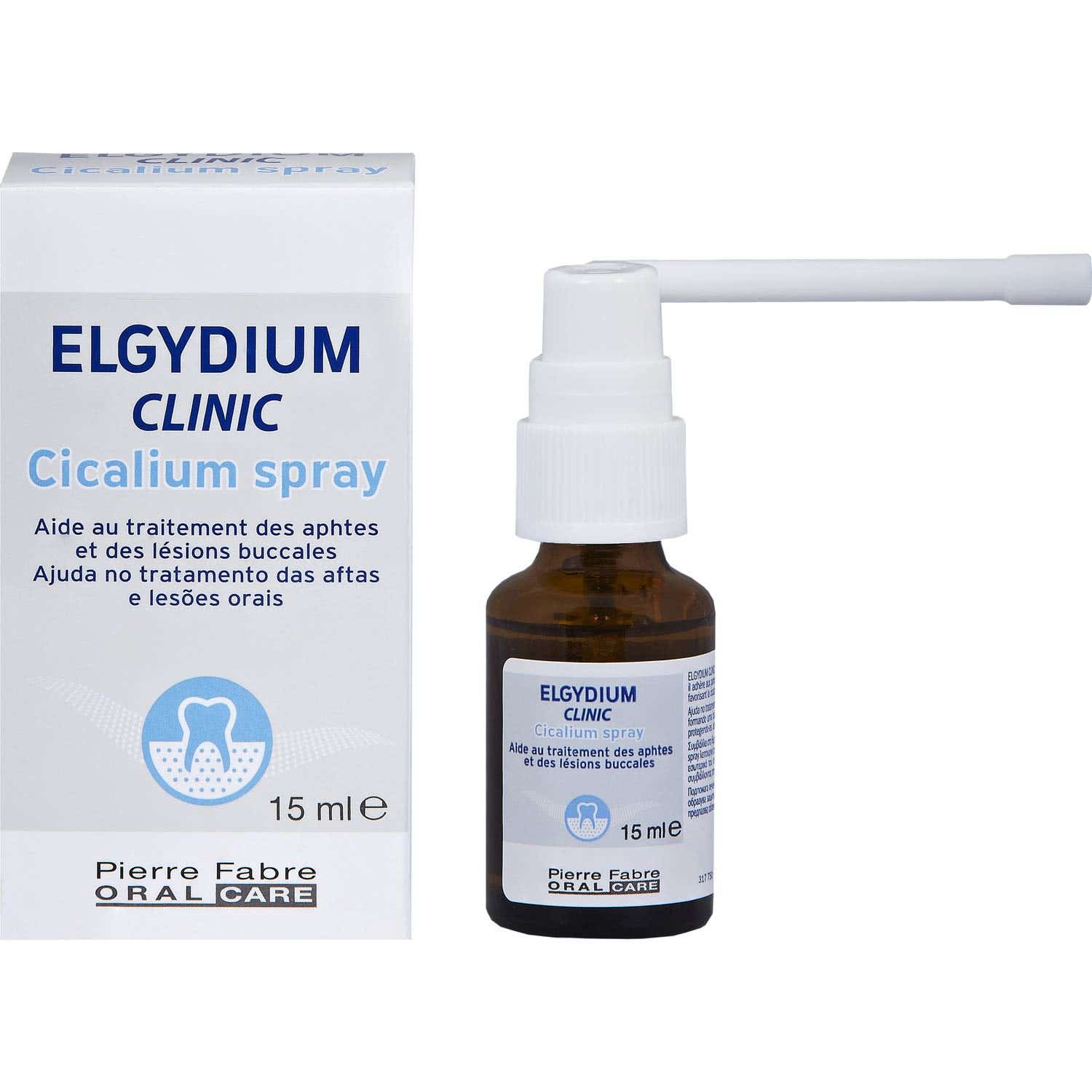 Elgydium Clinic Cicalium Spray Traitement Des Aphtes 15 Ml