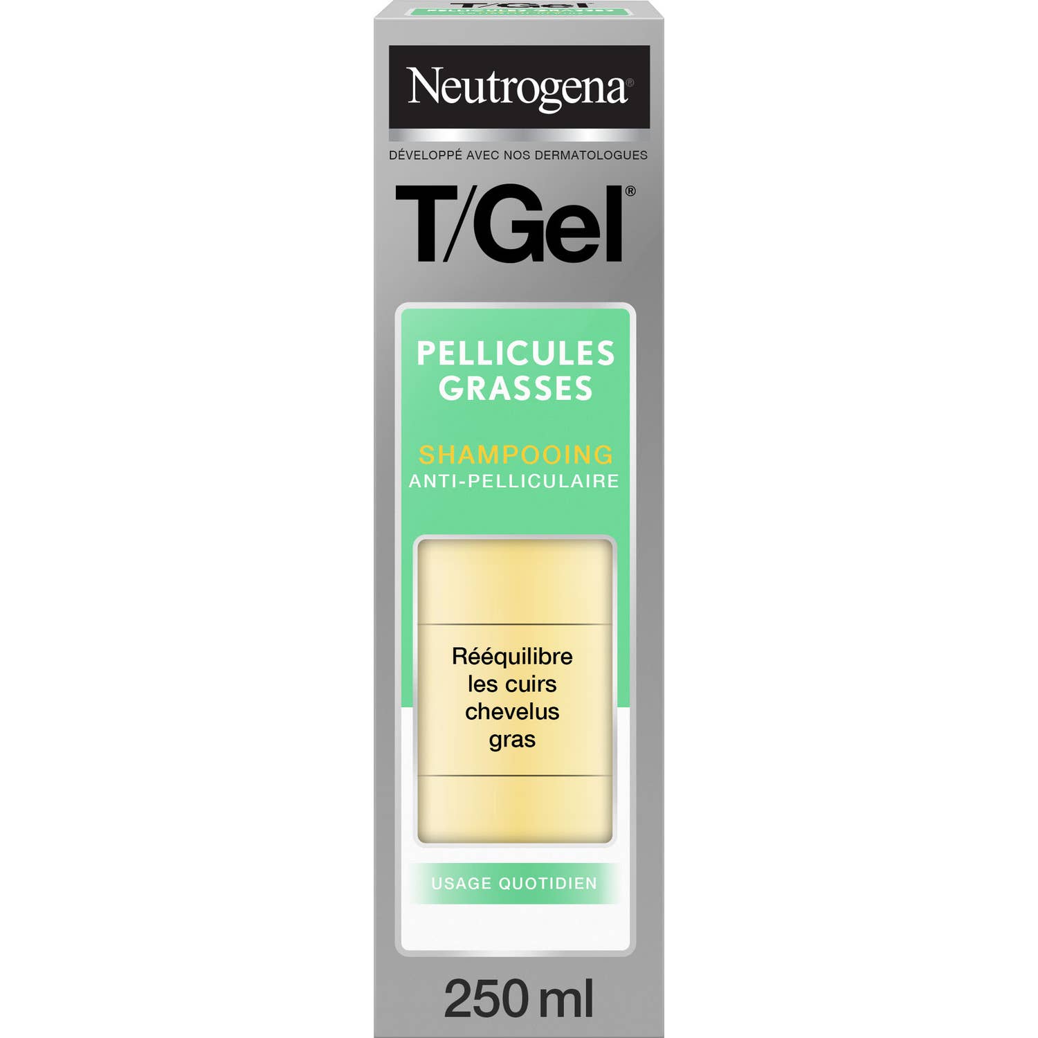 Neutrogena® T/Gel Shampoing Pellicules Grasses 250ml