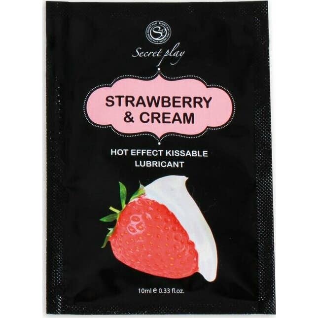 Secret Play Monodosis Lubricante Fresas y Nata 10ml