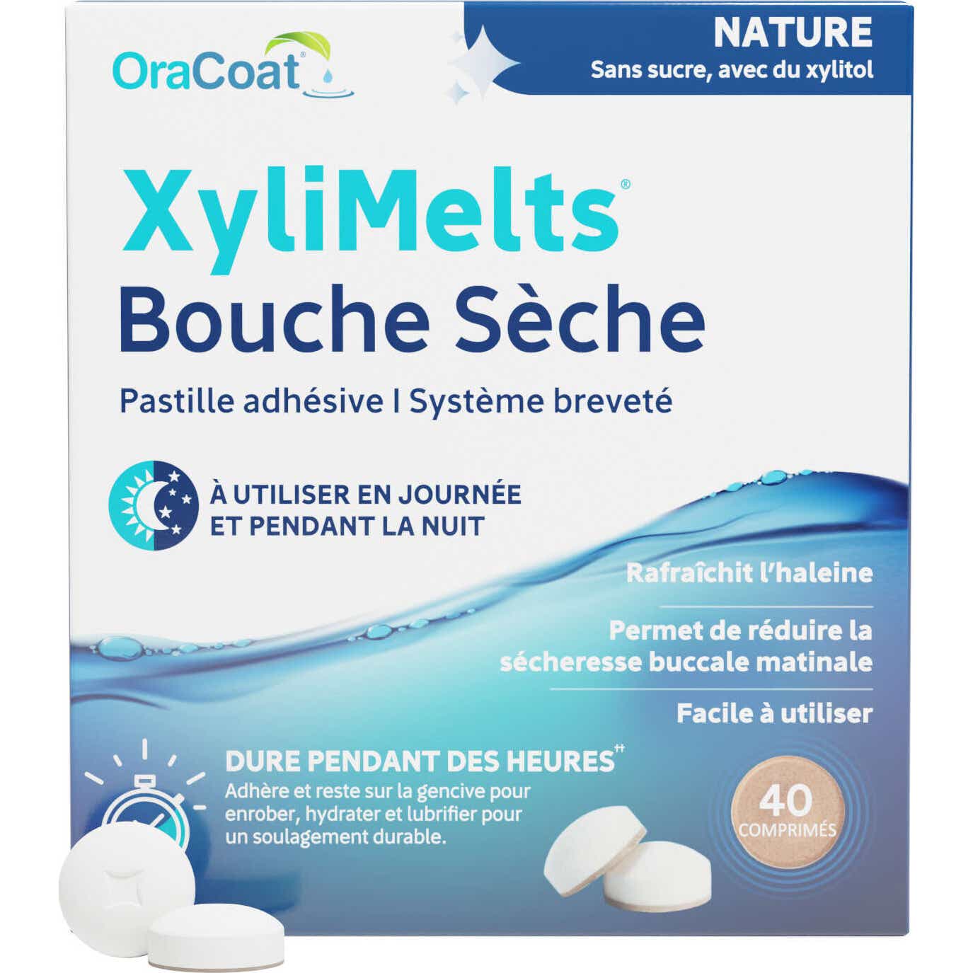 XyliMelts Bouche Sèche Nature 40 Comprimés
