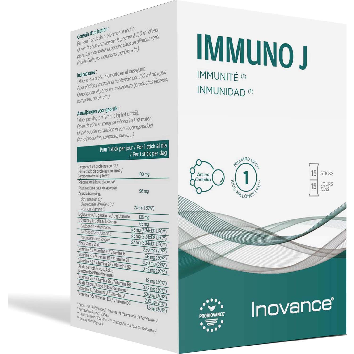 Ysonut Inovance Immuno J 15 sticks
