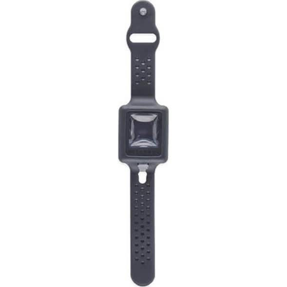 Bracelet Clé de Mains Gel Hydroalcoolique Rechargeable Noir 10ml