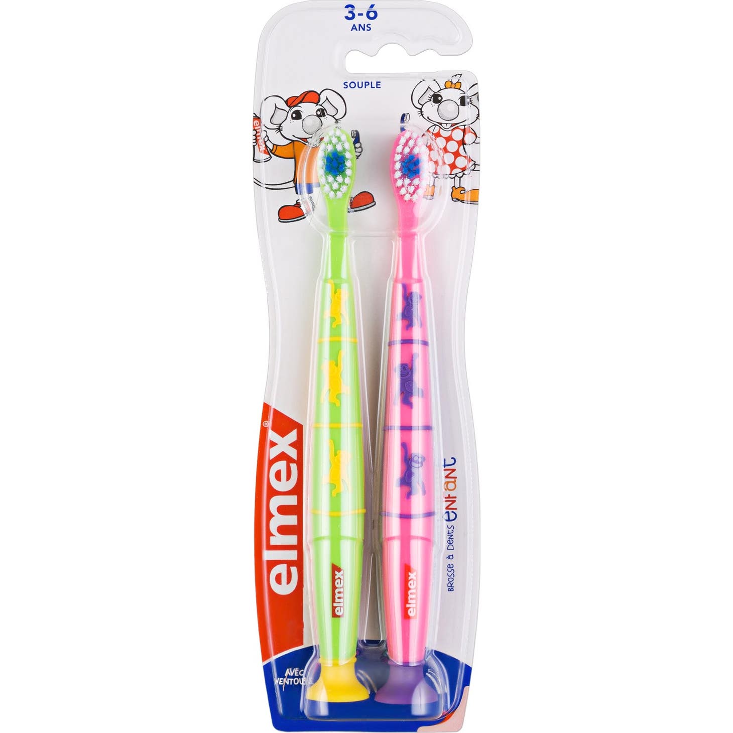 Elmex Br Dents Enfant 3/6Ans Blist/2