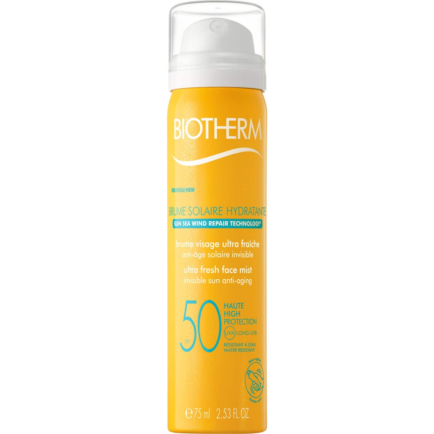 Biotherm Brume Solaire Brume Hydratante Brume Spf50 75ml