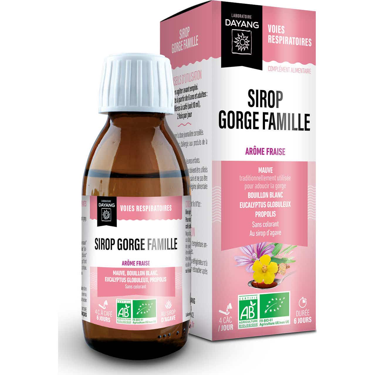 Dayang Sirop Gorge Famille 120ml