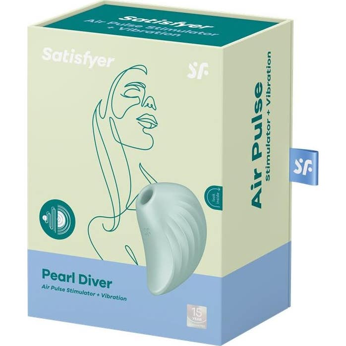 Satisfyer Pearl Diver Stimulateur Vibrante Vert 1ut