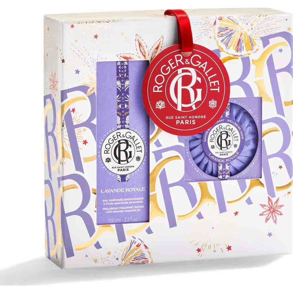 Roger & Gallet Lavande Royale Set Noël 2023 Eau Parfumée + Savon