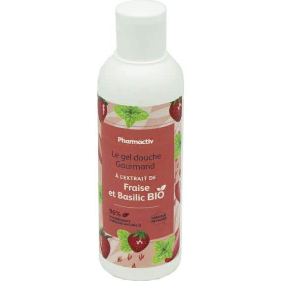 Gel douche Pharmactiv Framboise Basilic 200ml