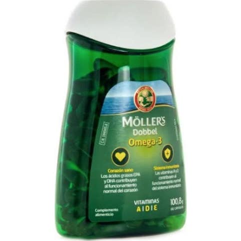 Moller's Dobbel Omega 112 Gélules Taille 3
