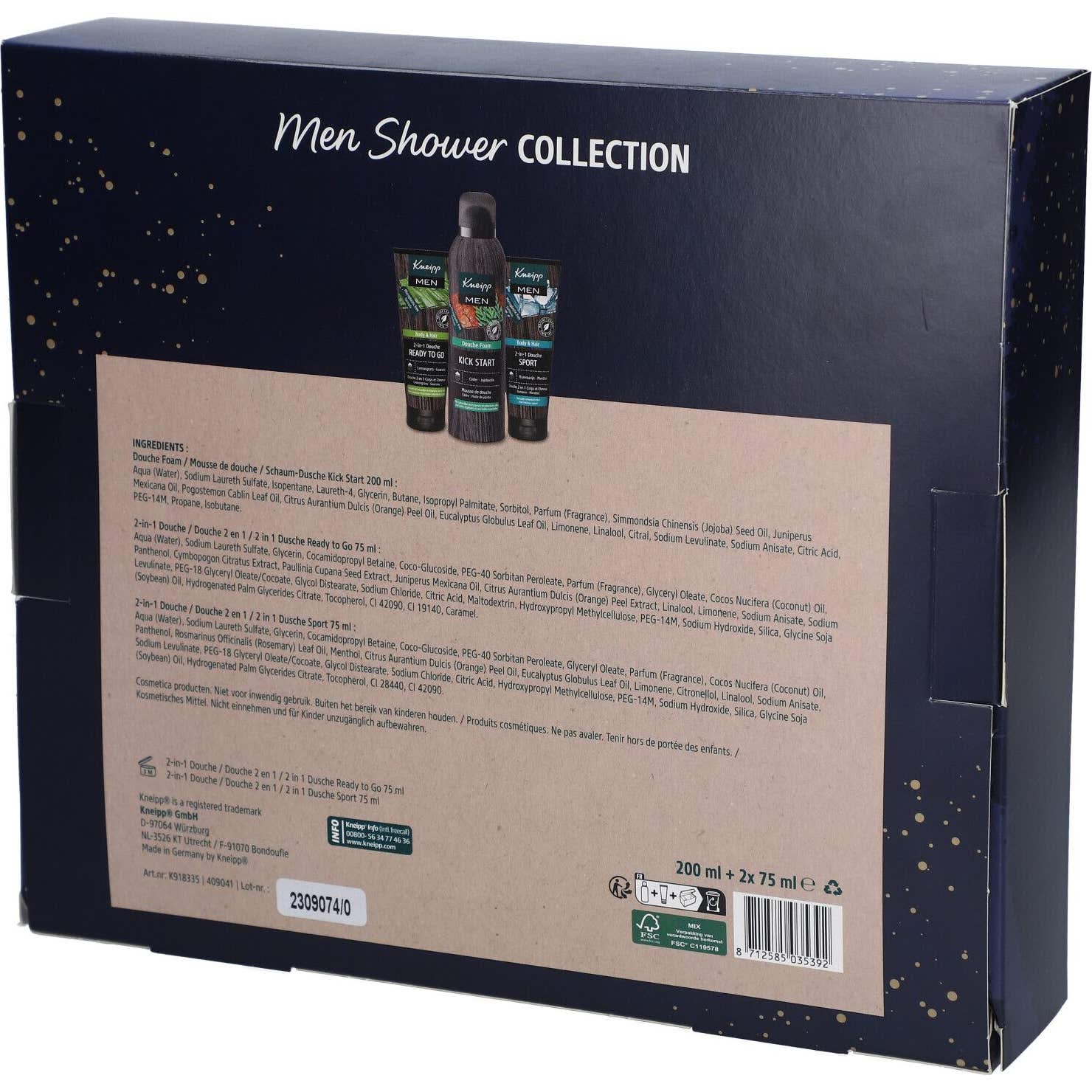 Kneipp Coffret Men Shower Collection 3uts
