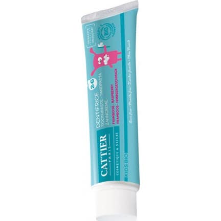 Cattier Dentifrice 26 Ans Kids Bio goût Framboise 50ml
