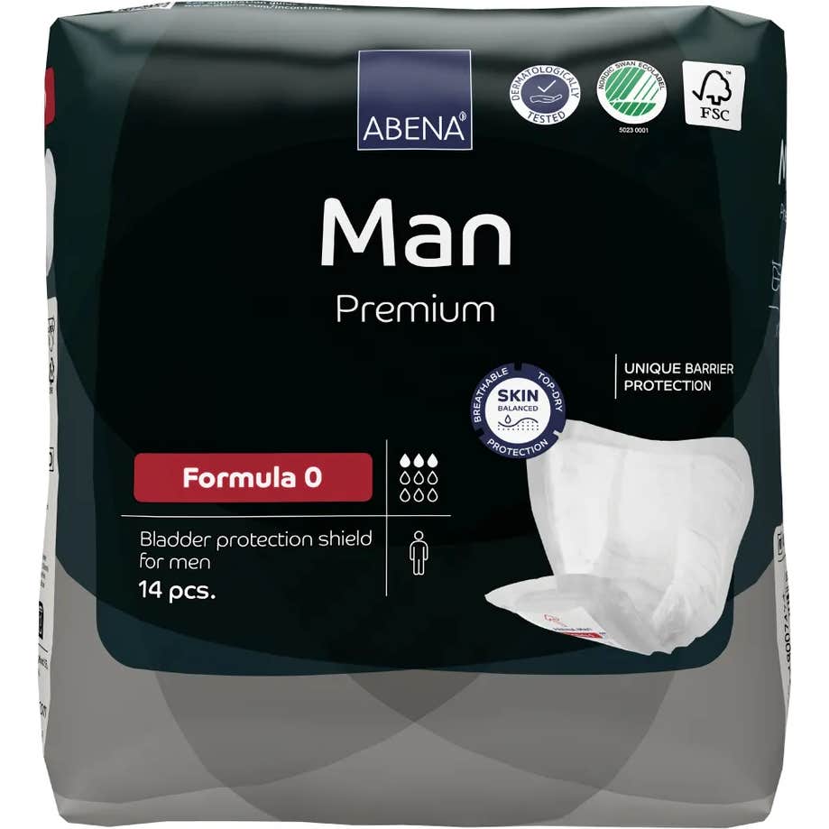 Abena Man Premium Protecteurs Pads Formula 0 14uts