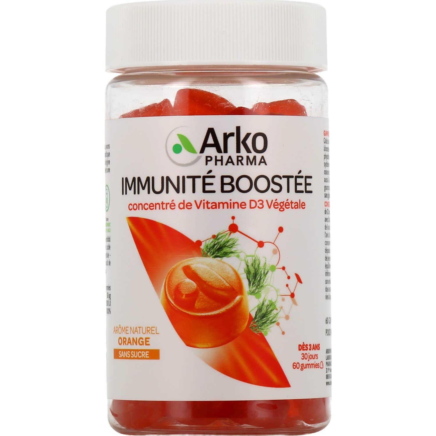 Arkopharma Arkogummies Immunité Boostée Vitamine D3 60 Gummies