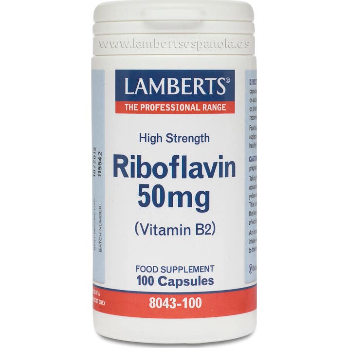 Lamberts Vit Vit B2 Riboflavine 50 Mg