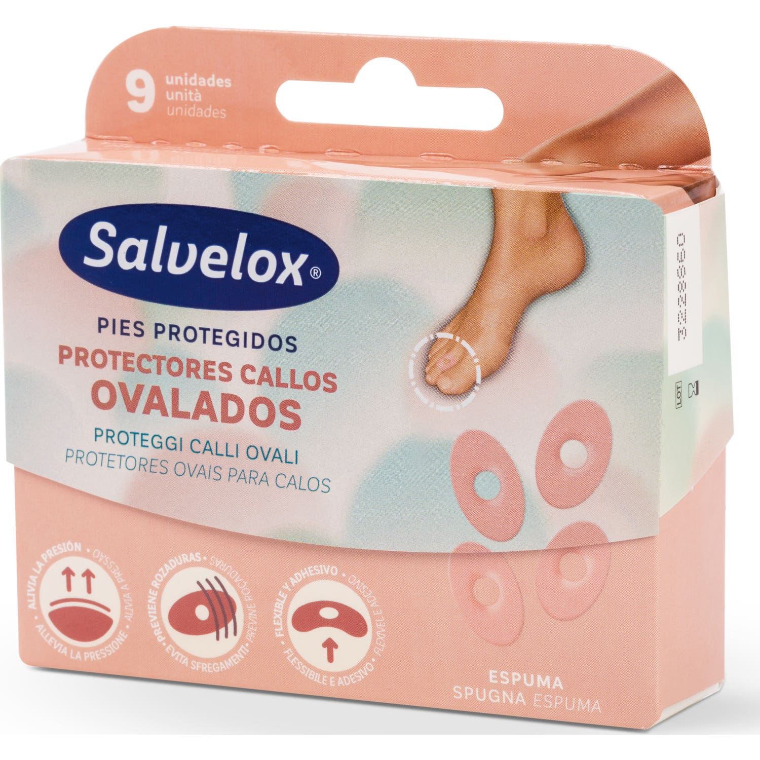 Protecteur de cors ovale 9 pcs