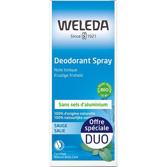 Weleda Sauge Déodorant 2x100ml