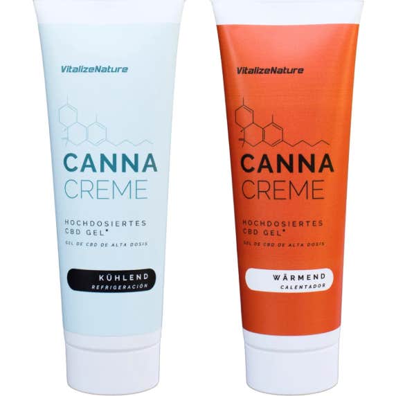 Vitalizenature Pack Gel Crème Cbd Froid Chauleur 1425mg 2x120ml
