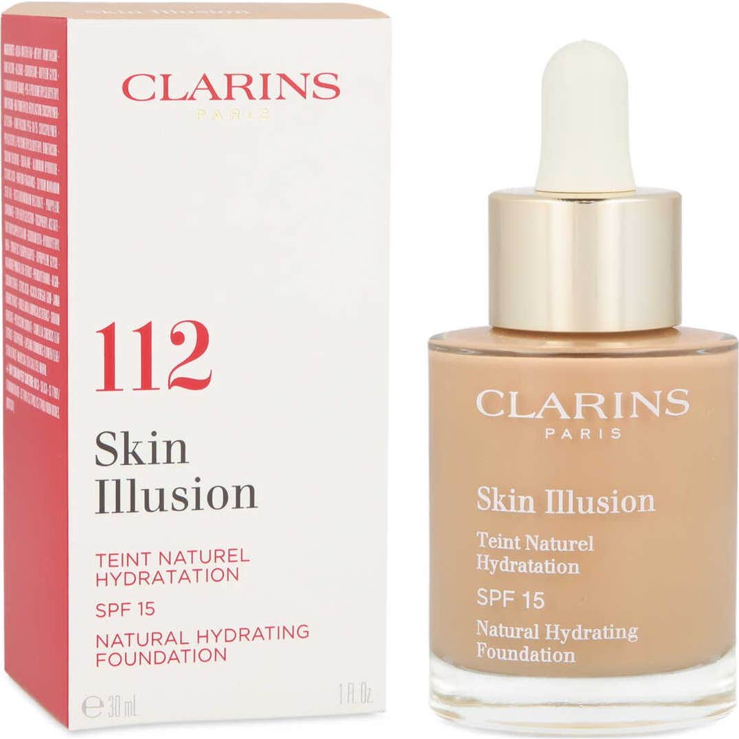 Clarins Skin Illusion Teint Naturel Hydratation SPF15 112 Ambre 30ml