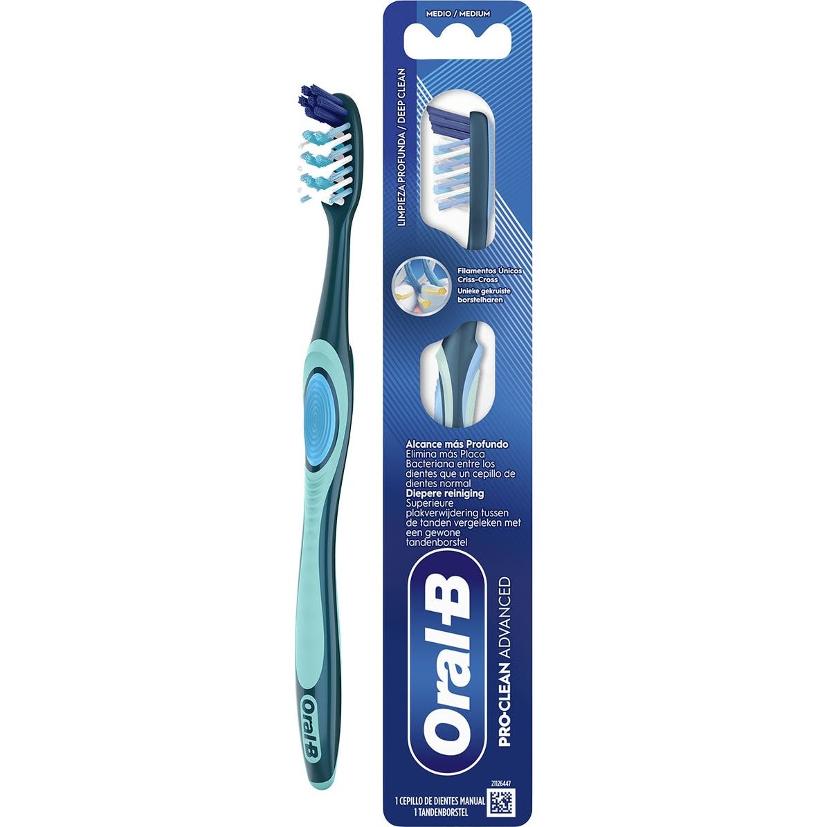 Oral-B Brosse de Dents Pro-Clean Advanced Medium