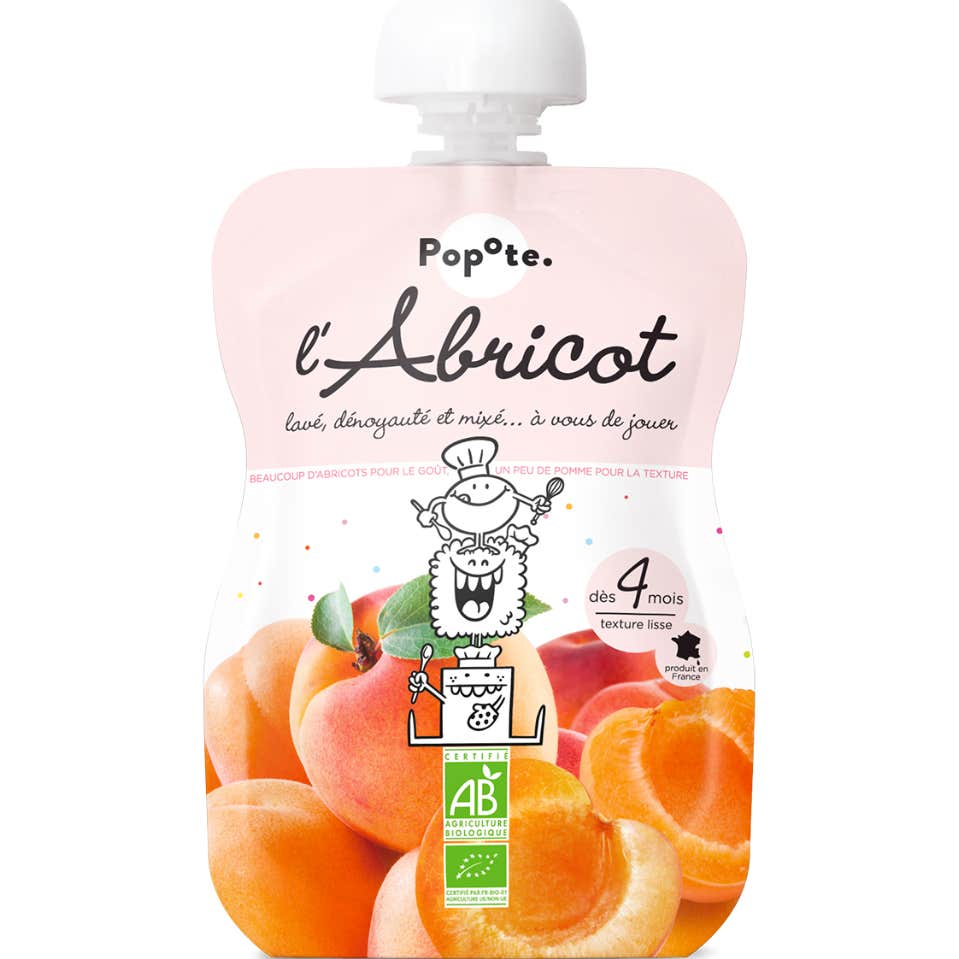 Popote Compote Abricot 120g