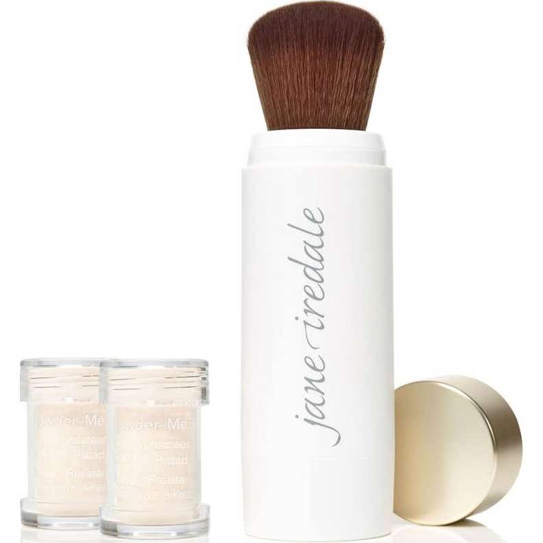 Jane Iredale Set Powder-Me Brush SPF30 + 2 Recharges Translucent