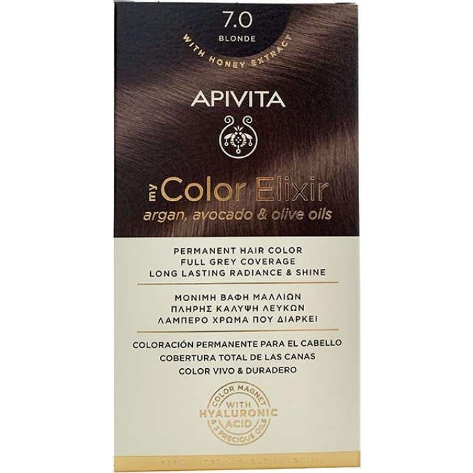Apivita colorant permanent 7.0 blonde blonde