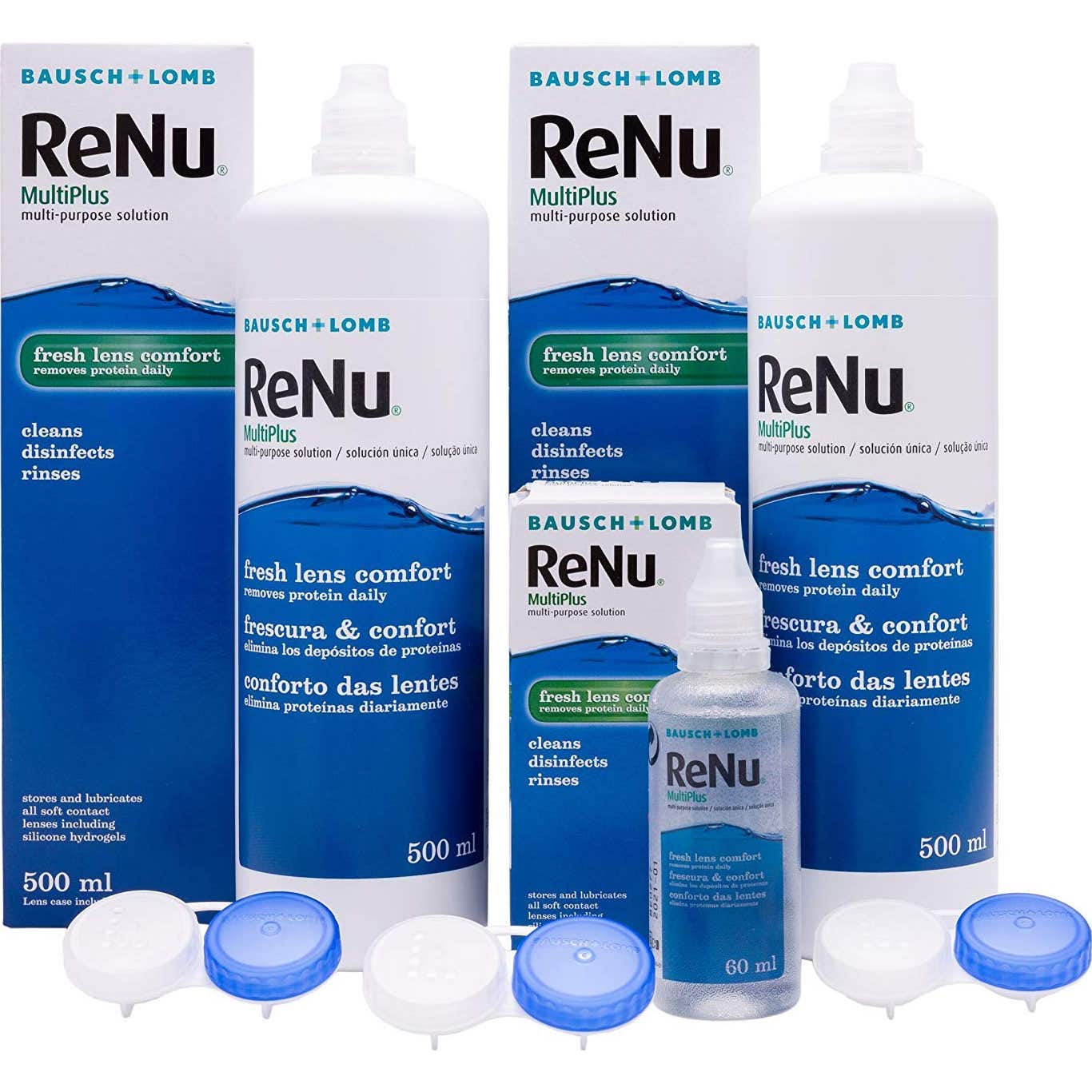Bausch &amp Lomb Renu Multiplus 2x500 + 60ml