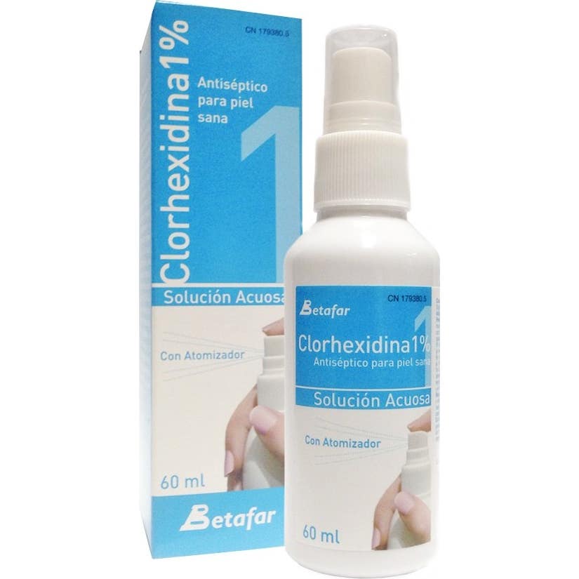 Betafar Clorhexidina 1% Solution aqueuse antiseptique pour la peau 125ml