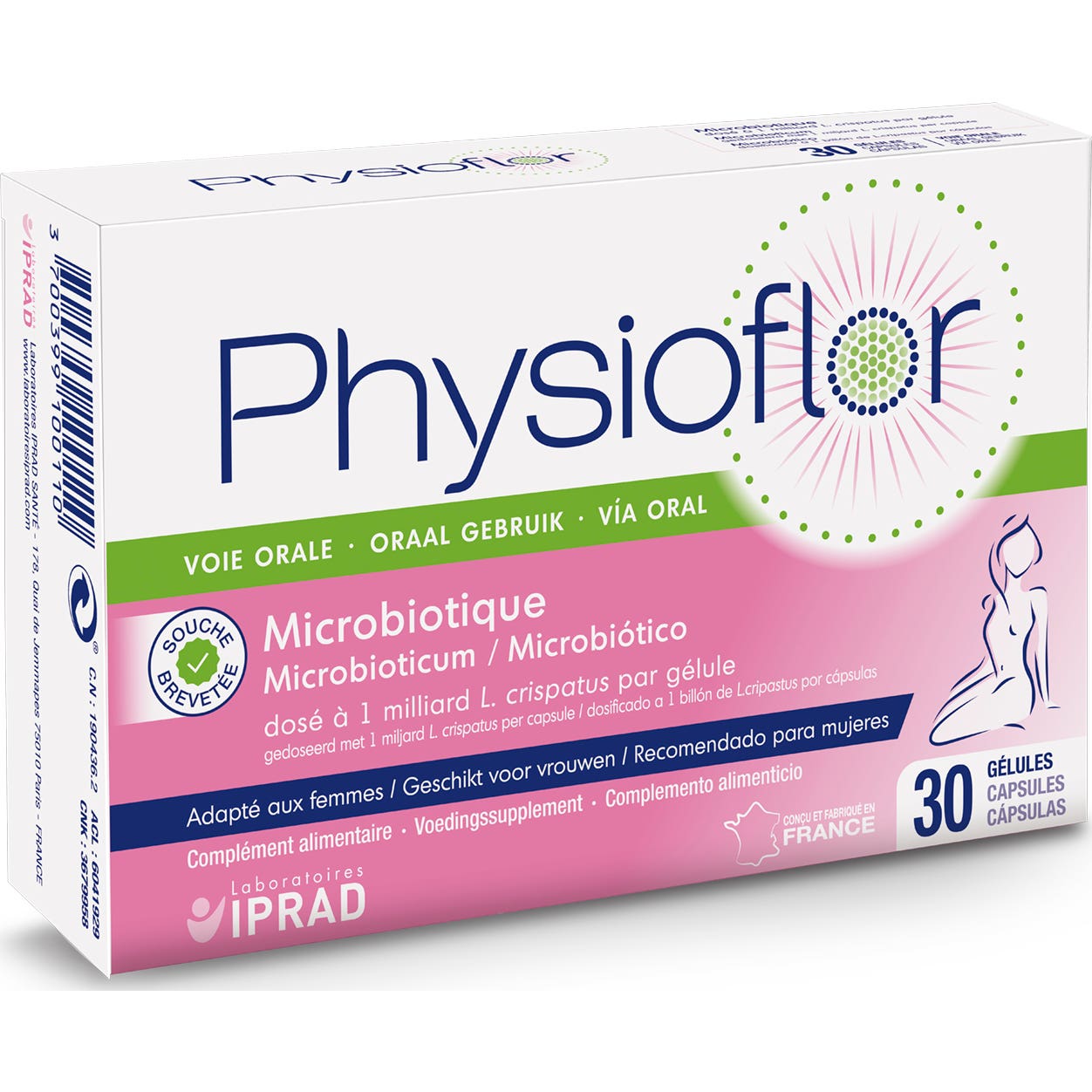 Physioflor Voie Orale Microbiotique 30 Gélules