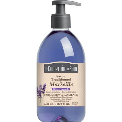 Le Comptoir du Bain Savon Liquide Olive Lavande 500ml