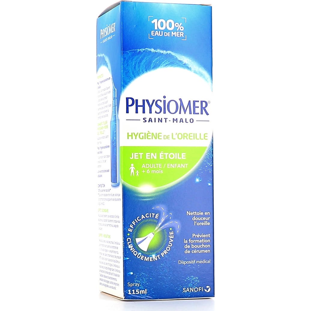 Physiomer Hygiène De L'Oreille Jet En Etoile 115ml