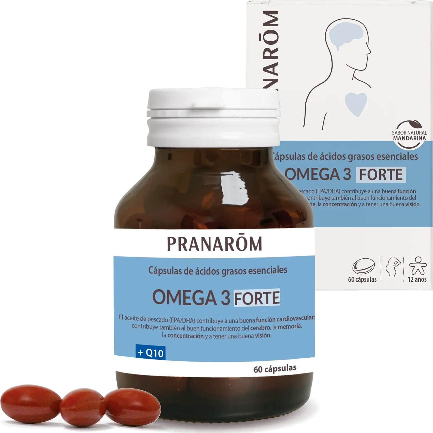 Pranarôm Omega 3 Forte +Q10 60 Gélules