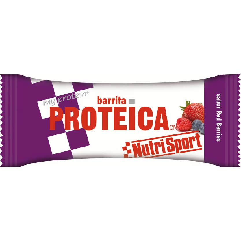 Nutrisport Barre Protéinée Fruits Rouges Bio 44g