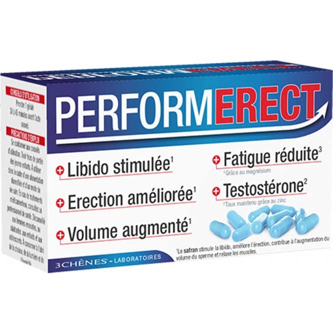 3 Chênes Performerect 16 gélules