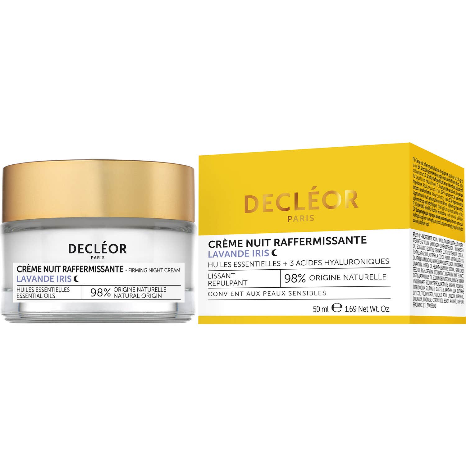 Decleor Crema de Noche Reafirmante Lavanda Iris 1ud
