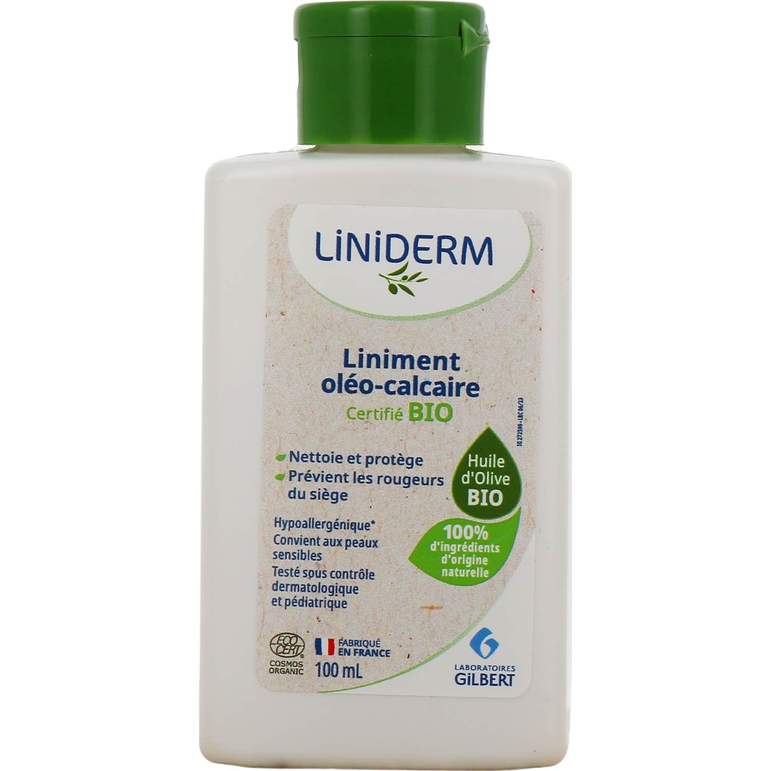 Liniderm Liniment Oléo-Calcaire Bio 100ml