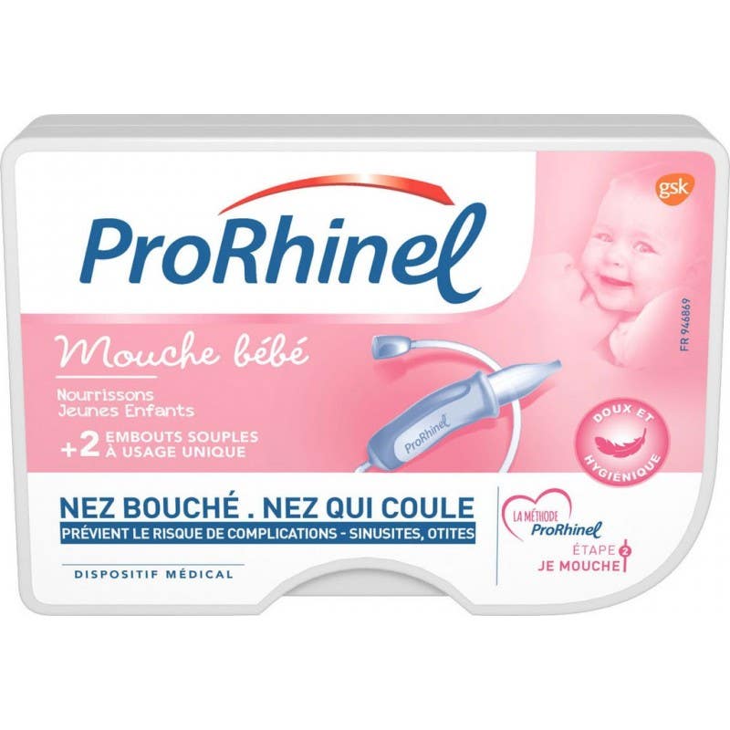 ProRhinel Mouche Bébé + 2 Embouts Jetables