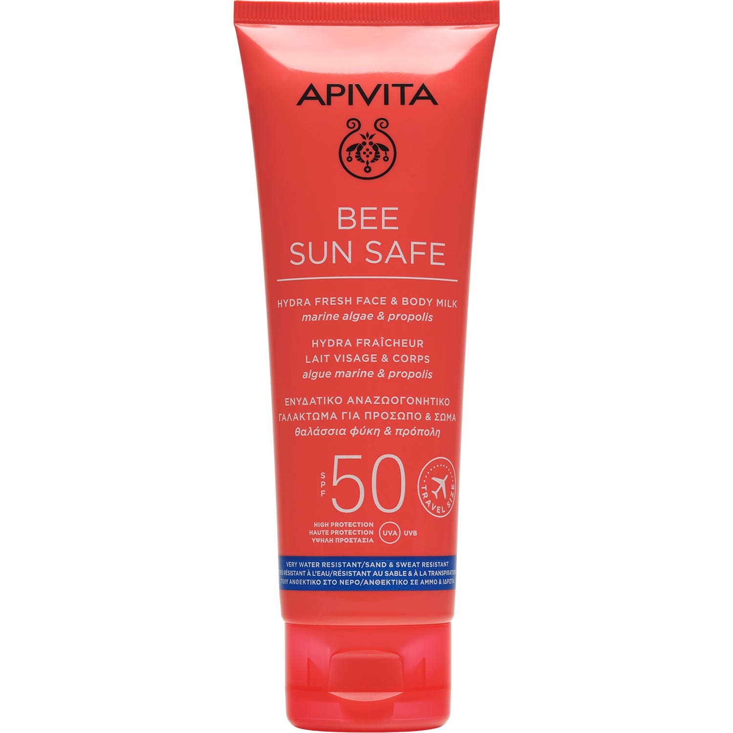Apivita Bee Sun Safe Lait Format Voyage SPF50 100 ml