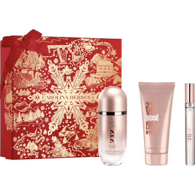 Carolina Herrera 212 VIP Rosé Coffret 3 Unidades