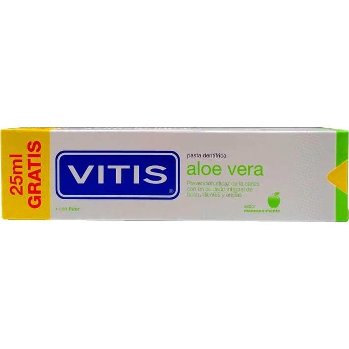 Vitis Dentífrico Manzana - Menta 100 + 25ml