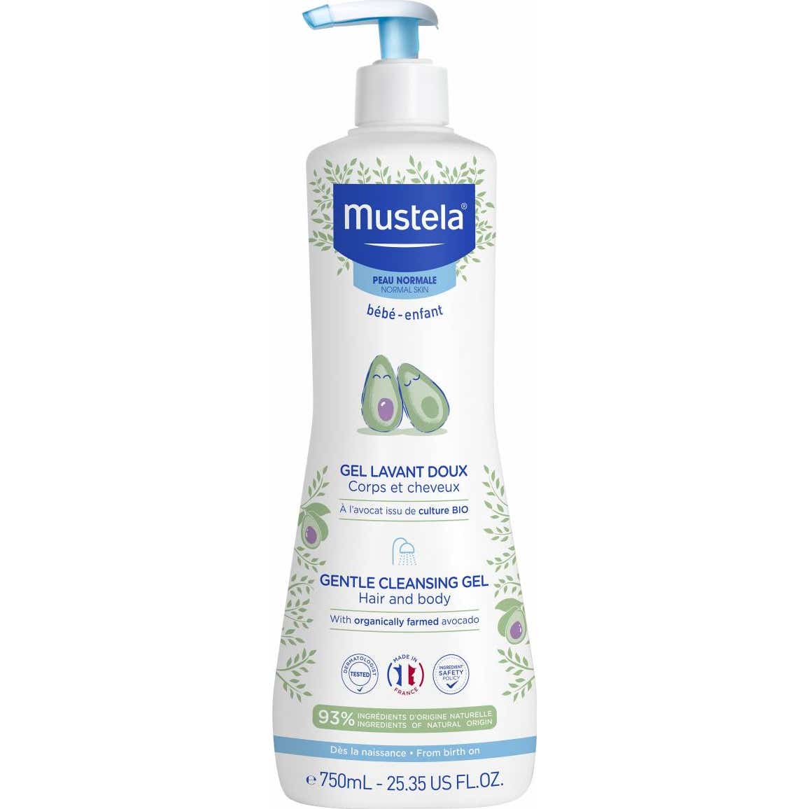 Mustela® Gel Lavant Doux 750 ml
