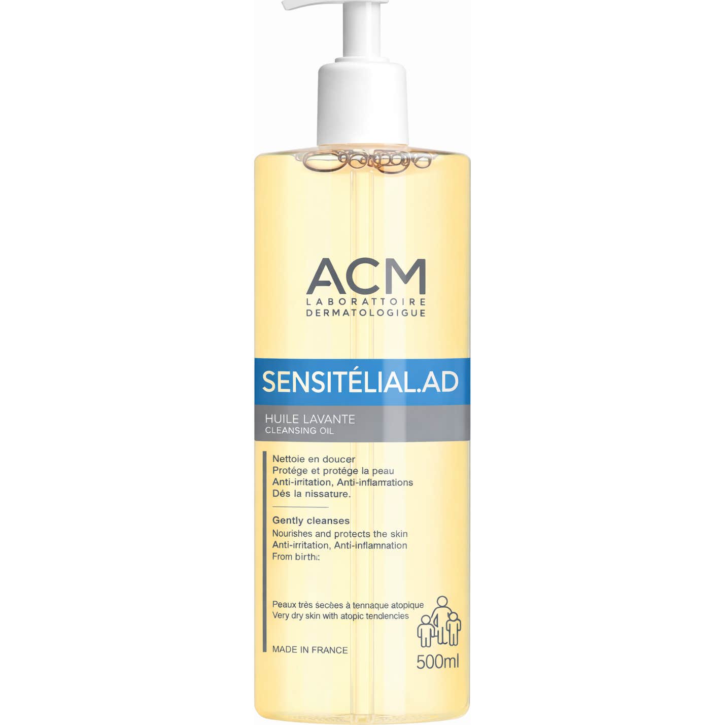 ACM Sensitélial.AD Huile Lavante 500ml