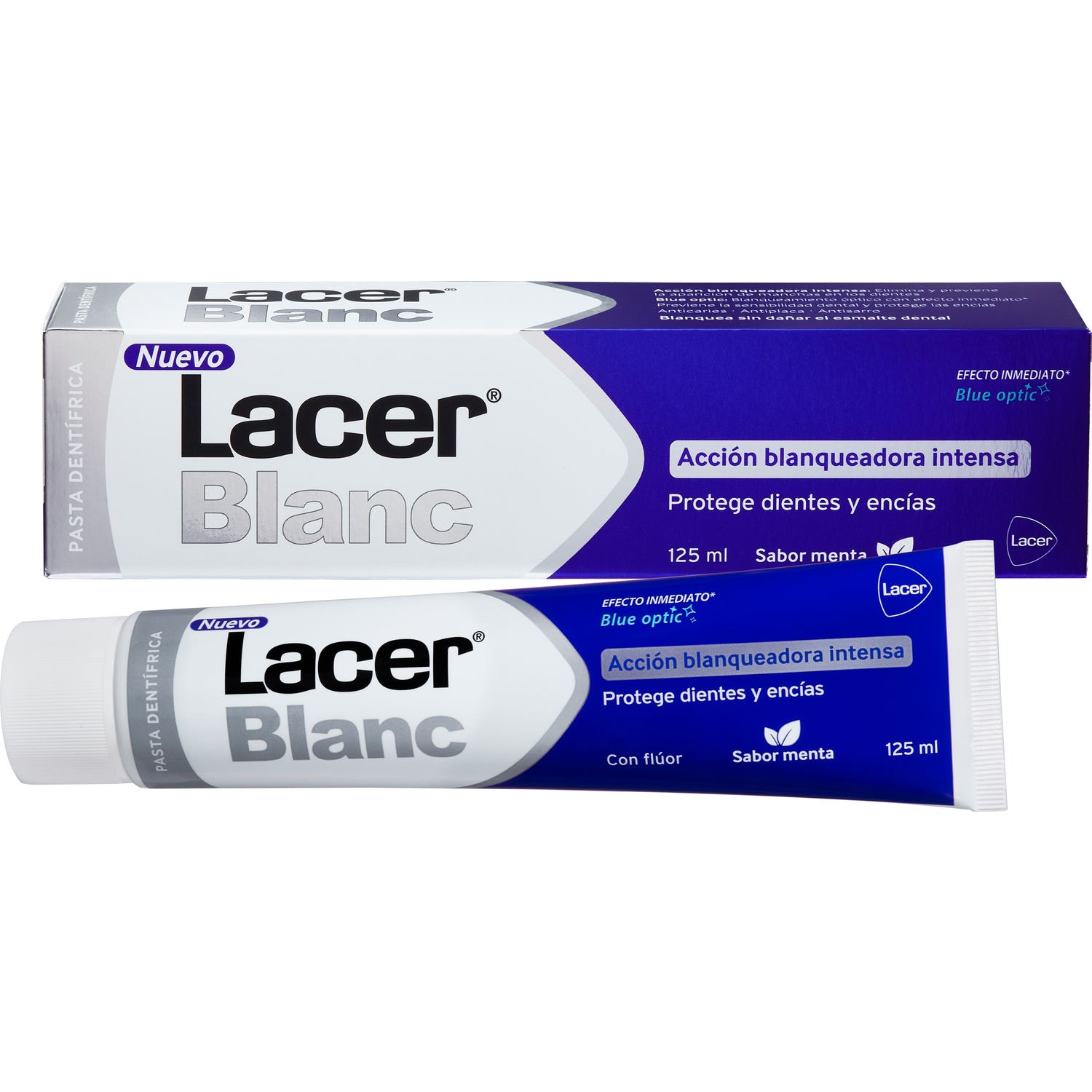 Lacer® Blanc Plus Dentifrice blanchissant goût menthe 125 ml