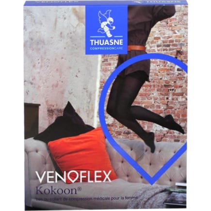 Thuasne Venoflex Kokoon Absolu Collant Losange Noir T2N 1 Unité