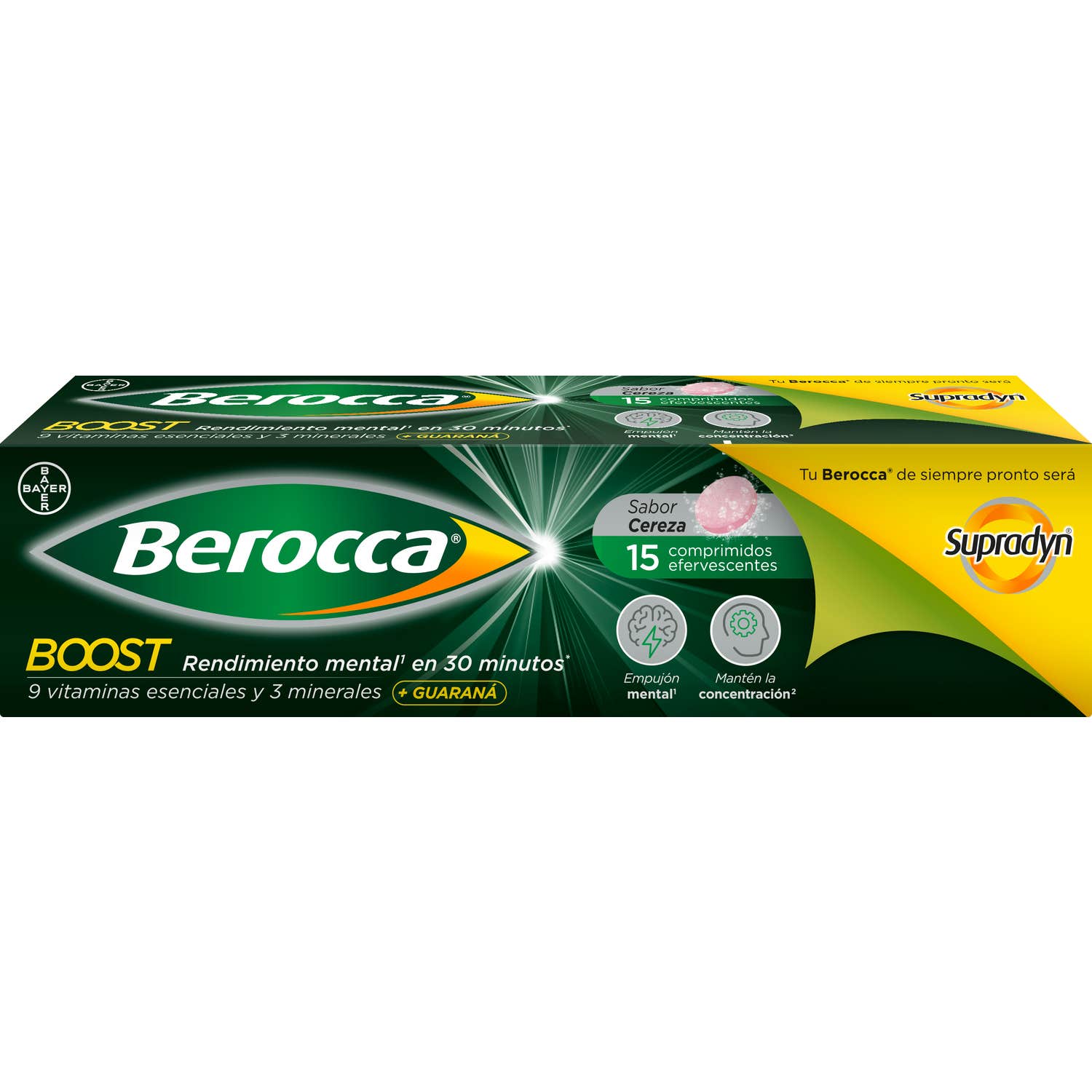 Berocca® Boost 15 comprimés effervescents