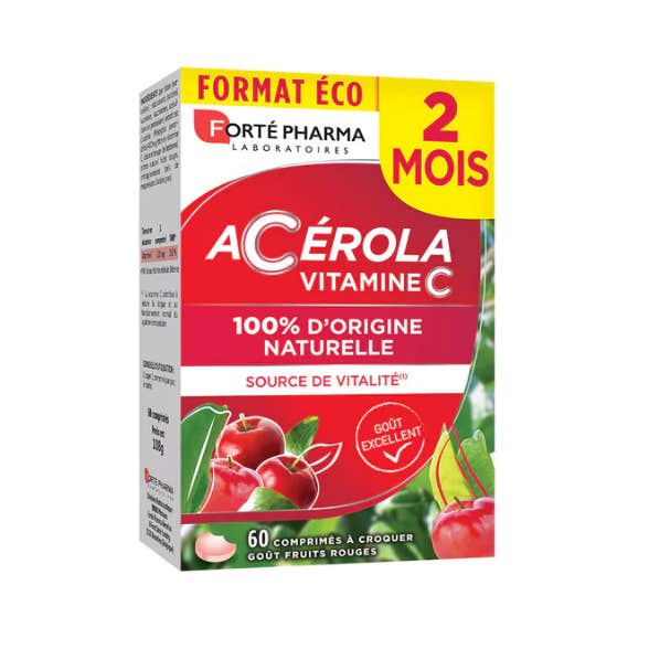 Forte Pharma Energie Acérola 60 Comprimés À Croquer