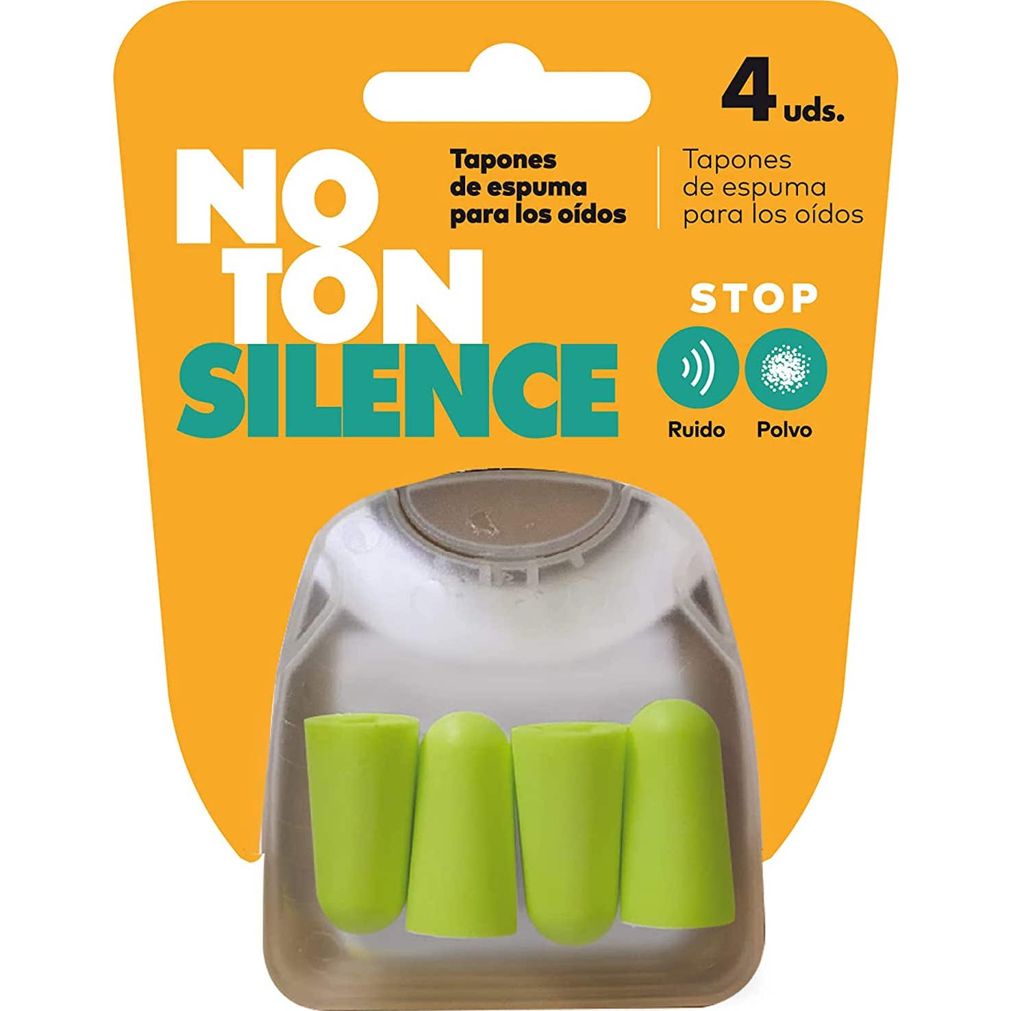 Noton Silence Bouchons d'oreille mousse 4 pcs