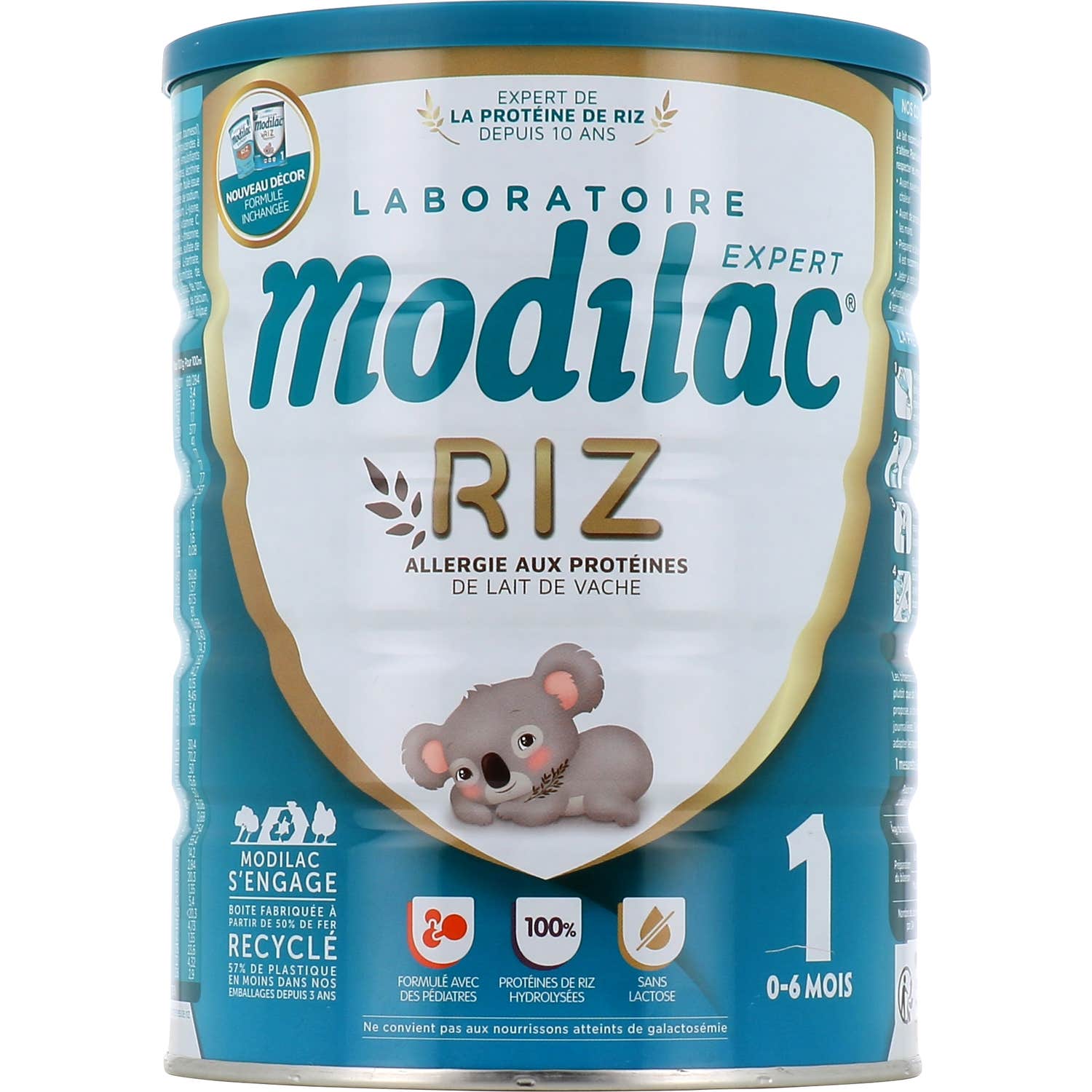 Modilac Expert Riz Lait 1er Âge 800g