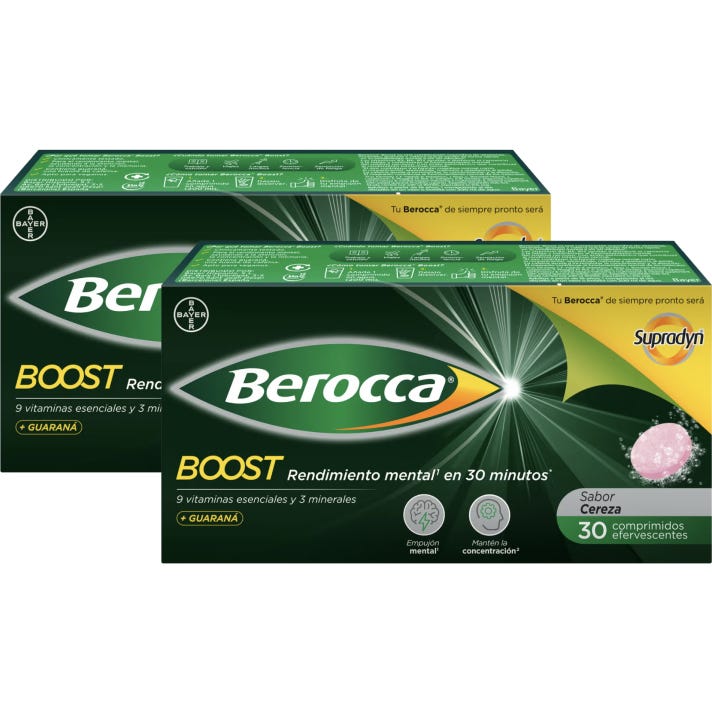 Berocca Boost Guaraná Efervescente 2x30comp